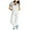 White, variant on Women's Casual Stretch Adjustable Denim Bib Overalls Jeans Pants Jumpsuits White