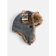 thumbnail image 2 of Ozark Trail Men's Faux Fur Trapper Hat, Charcoal, One Size Fits Most, 2 of 4
