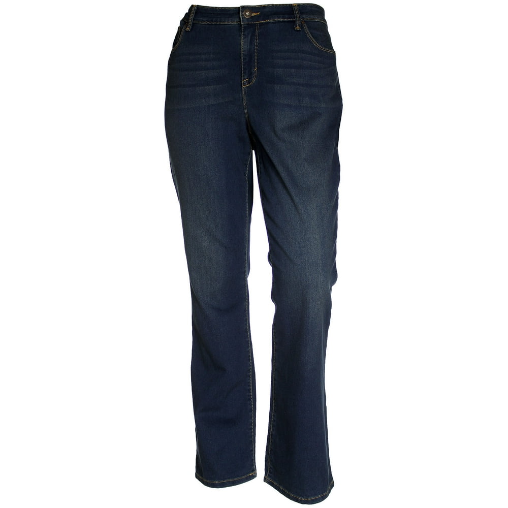 plus size high waisted jeans tummy control