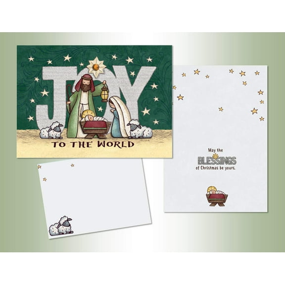 LPG PERFORMING ARTS BOXED CHRISTMAS CARDS Set of 12 hand embellished cards/12 full color coordinating envelopes. (65107)