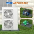 thumbnail image 2 of Mini Split Pad for Condenser: Ground Base for Air Conditioner Outdoor Condenser Units, Plastic Equipment Pad for Ductless Minisplit Heat Pump Systems HAVC, Gray, 34.6" x 18.1" x 2", 2 of 9