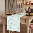 thumbnail image 2 of Table Runners 90 Inches Long Dress Scarves, Green Flower Farmhouse Coffee/Dining/Kitchen Table Runner for Living Room, Watercolor Floral Botanical Line Drawing Print 13x90 Inch, 2 of 9