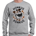 thumbnail image 2 of Honkus Ponkus Sweatshirt Unisex Small Grey, 2 of 5