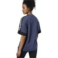 thumbnail image 2 of Reebok Womens Colorblock Basic T-Shirt, Blue, X-Small, 2 of 4