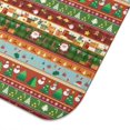 thumbnail image 3 of Colorful Christmas Striped Pattern Dish Drying Mat for Kitchen 1 Pack, Ultra Absorbent Microfiber Dishes Drainer Mats,18x24in(46x61cm), 3 of 4