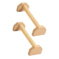 thumbnail image 2 of 2 soportes para flexiones, cómodos tablones de madera para calistenia. L, 2 of 9
