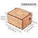 thumbnail image 4 of Caja de música de madera Ukebobo Pooh Quote 6,4 x 5,2 x 4,2 cm, 4 of 7