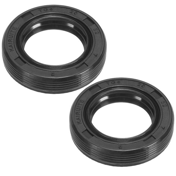 Uxcell EU Radial Shaft Seal, Nitrile Rubber TG4 Oil Seal for Bearing Shaft Pumps Engines Black 20mm x 32mm x 7mm