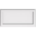 thumbnail image 1 of Ekena Millwork CMP16X8RE 8 x 16 in. Rectangle Architectural Grade PVC Contemporary Ceiling Medallion, 1 of 4