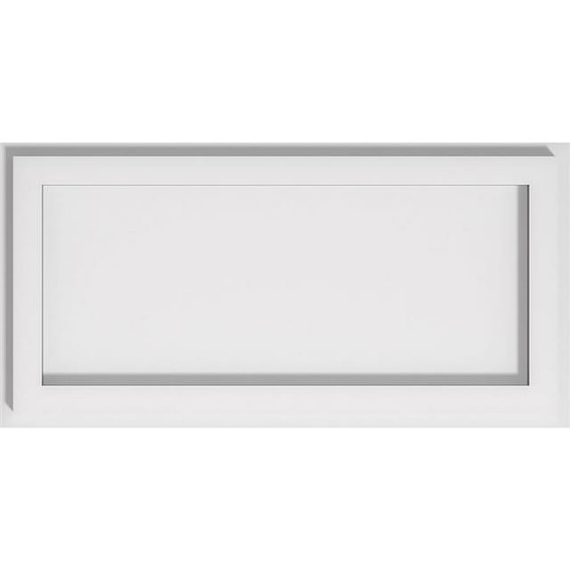 Ekena Millwork CMP16X8RE Médaillon de Plafond Contemporain en PVC Rectangulaire de 8 x 16 Po