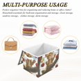 thumbnail image 7 of Brow Cat in Cherry Tree Large Storage Bins with Linen Collapsible Lid Storage Box 16.7 x 12.6 x 11.8in, 7 of 7