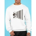 thumbnail image 2 of Skateboarding Lifestyle Sweatshirt Men -Image by Shutterstock, Male 3X-Large, 2 of 4