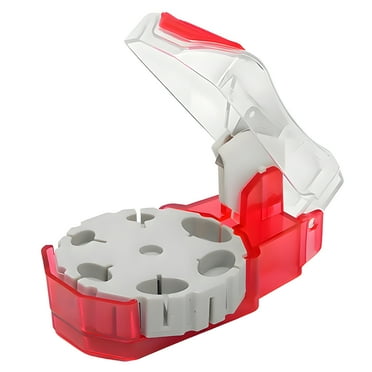 XIRQI Pill Splitter and Cutter,Precise Pill Divider with Pill Box Function,Portable Plastic Pill Splitter