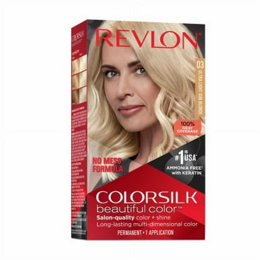 2X - Revlon ColorSilk Beautiful Color Permanent Hair Color Shade 003 Ultra Light Sun Blonde