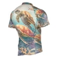 thumbnail image 2 of joogoo Watercolor Turtles in Sea Men's Cycling Jerseys Mountain Bike Short Sleeve Tops S, 2 of 7