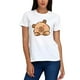 thumbnail image 1 of Playera Blanca Camiseta Unisex Estampada Capibara, 1 of 5