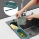 thumbnail image 5 of 2 PCS Telescópico Fregadero Rack Cocina Esponja Drenaje Almacenamiento Titular Sunnimix Rack de fregadero telescópico, 5 of 8