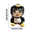 thumbnail image 2 of New Anime GUGUGAGA Penguin Figure Plush Toys - Cute Penguin Costume Girl, 2 of 5