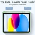 thumbnail image 4 of Compatible with iPad (A16) 11th Generation Case 11 Inch 2025, for iPad 10th Generation Case 10.9 Inch 2022 with Pencil Holder,Slim Trifold Stand Protective Cover with Soft TPU Back,MatchaGreen, 4 of 15