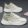 thumbnail image 2 of Men'S Korean-Style Minimalist White Casual Sneakers Soft Cushioned Lightweight Shoes for Daily Commuting | 2026 All-Season New Arrival Mesh Upper, Versatile Trendy Footwear,  Campus and Urban Year-Ro, 2 of 6