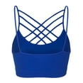 thumbnail image 3 of KOGMO Women's Lightweight Seamless Triple Criss-Cross Front Bralette (No Pad), 3 of 5