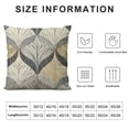 thumbnail image 5 of nygtbtfer Outdoor Throw Pillow Cover Abstract Modern Geometric Stripe Art Waterproof Cushion  Pack Brown Black Gray Pillow Cases Home Decoration for Patio Garden Couch Sofa, 5 of 5
