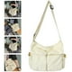 thumbnail image 5 of Bolso bandolera de lona de gran capacidad para mujer., 5 of 6