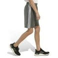 thumbnail image 4 of Boys 8-20 adidas Classic Three-Stripe Shorts in Regular & Husky Color: Black Red Size: S PLUS, 4 of 4