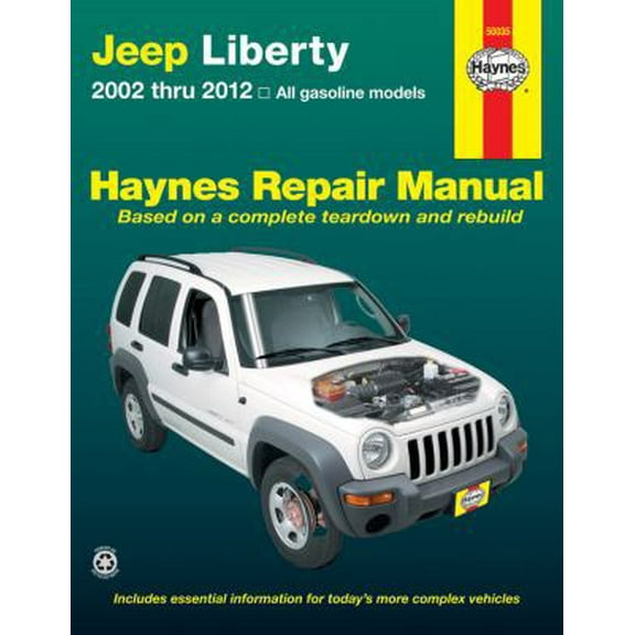 Pre-Owned Haynes Jeep Liberty Repair Manual: 2002 Thru 2012: All Gasoline Models (Paperback) 1620921022 9781620921029