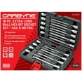 thumbnail image 4 of CARBYNE 18-Piece Metric & SAE Ball End Extra Long Hex Bit Socket Set (3mm to 10mm Metric, 1/8 to 3/8 inch SAE), 3/8" Drive, 4 of 9