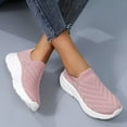 thumbnail image 4 of Mepaouo Women's Walking Shoes Lightweight Comfort Workout Casual Non Slip Fashion Sneakers Pink Size 6, 4 of 9