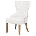 thumbnail image 4 of Baney Fabric Upholstered Dining Side Chair Beige and Brown, 4 of 13