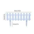 thumbnail image 3 of Kayannuo 6ft Mini Yard Fence - Decorative Small Fence for Garden, Patio & Flower Beds - Weatherproof - - White/Picket - Perfect for Outdoor Decor, 3 of 6