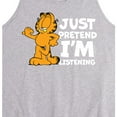 thumbnail image 2 of Garfield - Pretend I'm Listening - Men's Jersey Tank Top, 2 of 4