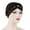 Black, variant on Solid Color Braided Twist Turban Hat Soft Comfortable Full Coverage Headwear Milk Silk Fabric Chemo Beanie Fashion Head Wrap Pre-tied Cap