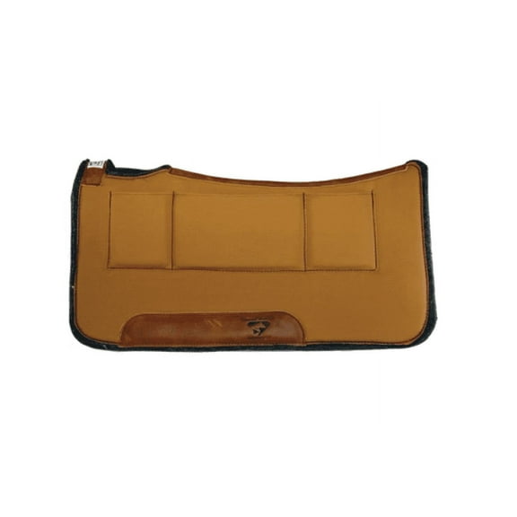 Diamond Wool Contoured Shim Pressure Relief Square Pad 30x30 1 inch, Tan