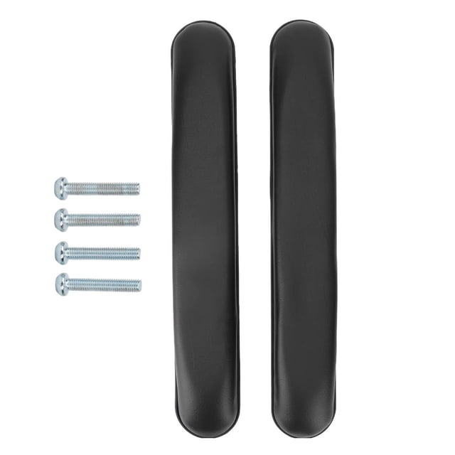 2 Almohadillas Para Brazos De Silla De Ruedas, Cómodas, De Repuesto Negras Para Codos Y Muñecas.