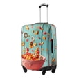 thumbnail image 2 of Salouo Floating Colorful Cereal Pattern Travel Dust-proof Suitcase Cover, Softside Suitcase Protector Luggage Cover Protector for 18-32inch ,Not Included Suitcase, 2 of 8