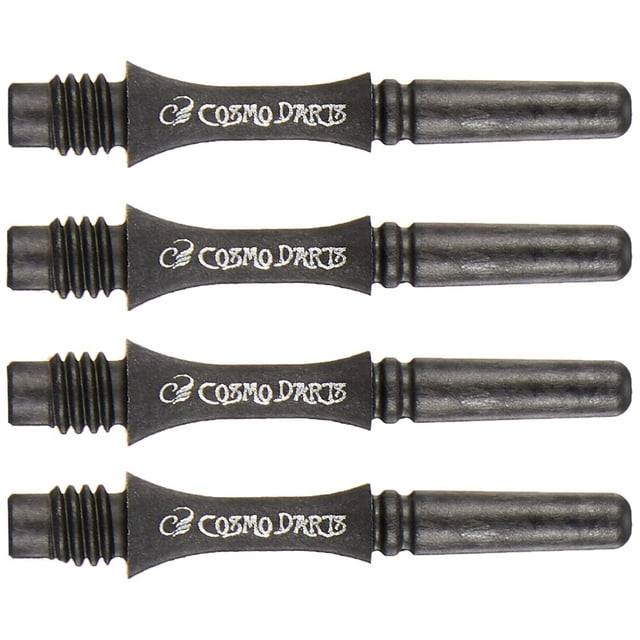 NineDartOut.us Fit Shaft Carbon Slim 4 Pack(Spinning) (#1-13.0mm - Extra Short)