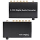 thumbnail image 3 of Convertidor de audio digital de 5.1 canales con interruptor automático de fibra a coaxial de 100-240 V (enchufe estadounidense), 3 of 10