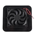 thumbnail image 2 of M Buder Ventilador de Enfriamiento de 12V 4W con Persianas Ventilación Unidireccional Viento Fuerte Escape de Aire Accesorios para Camper y Coche RV Negro, 2 of 9