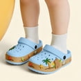 thumbnail image 2 of XIYON Kids Boys Girls Summer Slippers Soft Sole Non Closed Toe Hollow Out Cartoon Design Lightweight Breathable Shoes For Casual Daily Wear,Blue,2.5-3 Years, 2 of 7