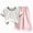 A12-Athletic Outfit Sets-Pink, variant on 2-3 Years Teen Girls Comfortable And Breathable Set Short Sleeved Shirt Checkered Pants Two Piece Set Yoga Gym Outfit Running Tracksuit A12-Hot Pink