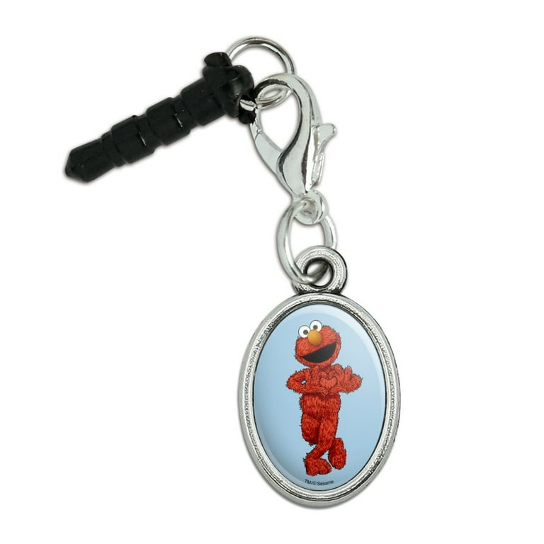 Sesame Street Vintage Elmo Mobile Cell Phone Headphone Jack Oval