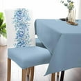 thumbnail image 5 of Sage Green Eucalyptus Dining Chair Cover Set of 4,Stretch Chair Protectors Slipcover,Spandex Kitchen Chair Seat Back Cushion Slip Cover for Dining Room,Party,Country Nature Plant Leaves Botany White, 5 of 6