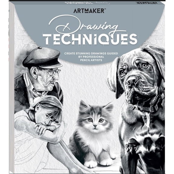 Hinkler Art Maker Learn to Draw Techniques Pad for Ages 8 and up