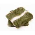 thumbnail image 2 of Home Soft Things Plush Striped Faux Fur Pillow Covers, Set of 2, 20"x20", Boma, 2 of 2