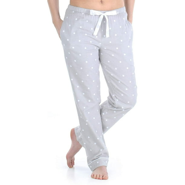Women's Cotton Flannel Pajama PJ Pants with Pockets with Pockets