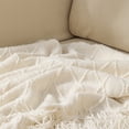 thumbnail image 5 of ROSEKIND Diamond Textured Tassel Throw Blanket, Soft Knitted Decorative Blankets 50X60inch., 5 of 5