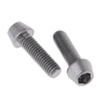 thumbnail image 4 of 2 Tornillos M6 para , Pernos, Tapa para Auriculares, de de Vástago, Reparación de Montaje en Jaula para Botella de Agua Plata M6x20mm DYNWAVEMX Tornillo de cabeza cónica cónica M6, 4 of 6